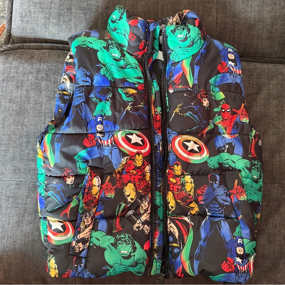 Marvel Superhero Puffer Vest